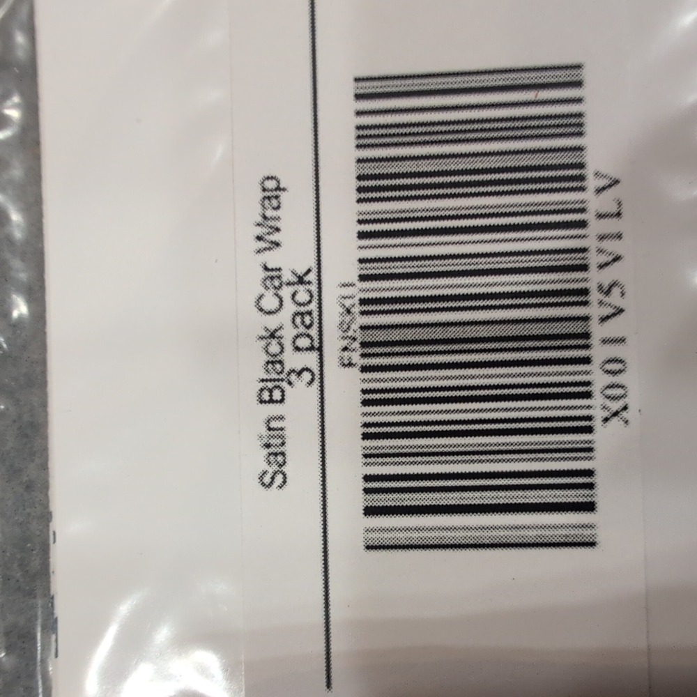 3M Wrap Film Series 2080 Satin Black Car Wrap 3 Pack Sheets Adhesive Vinyl - Picture 5 of 5